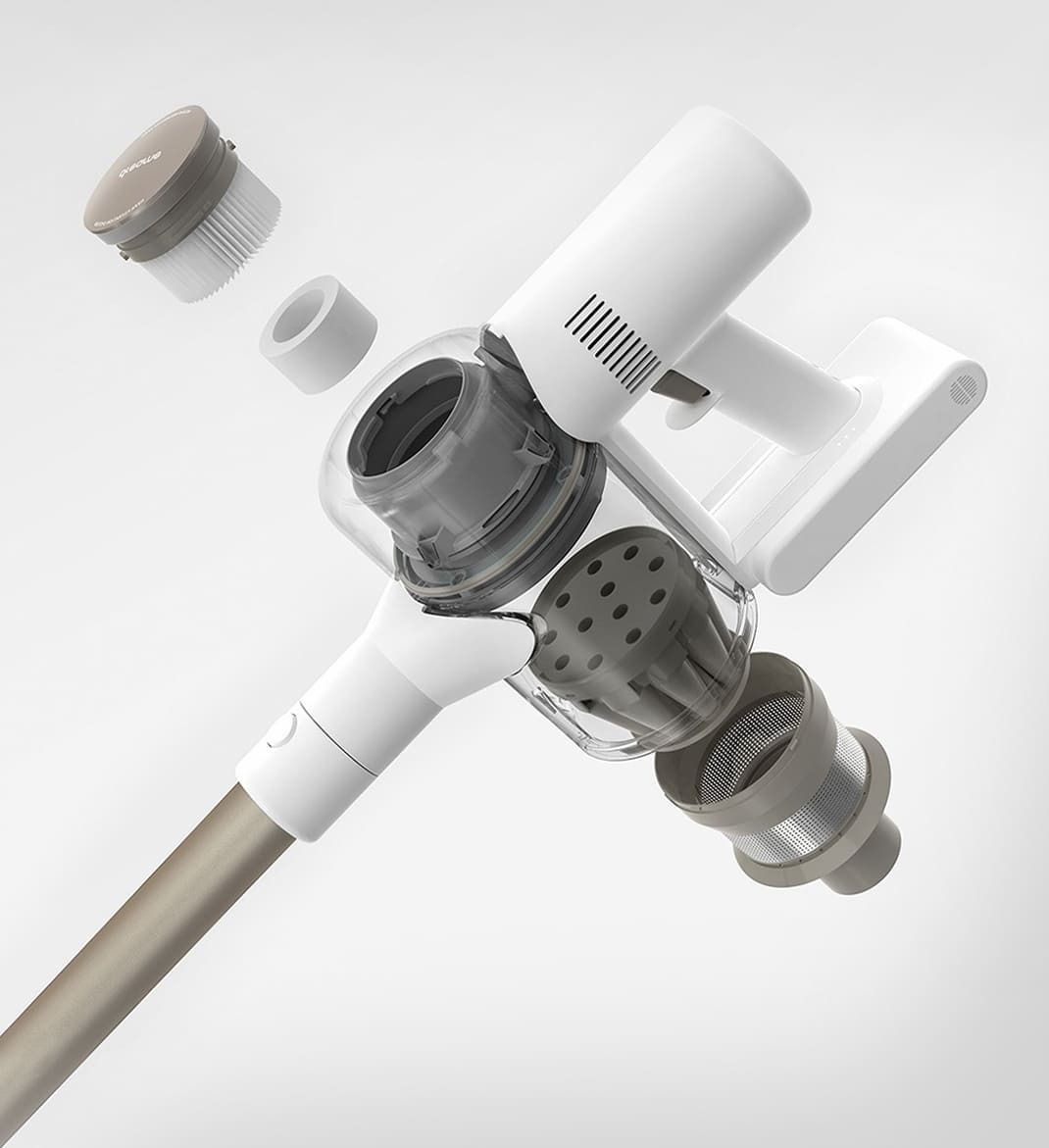 Беспроводной ручной пылесос Xiaomi Dreame V10 Boreas Vacuum Cleaner (White/Белый)